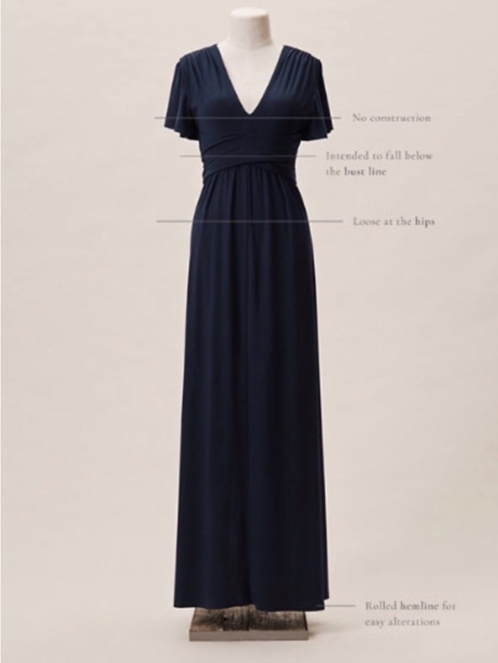 BHLDN Plum Mendoza Jersey Maxi Dress 6 - Picture 4 of 13